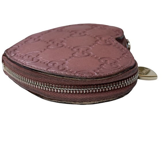 GUCCI Guccissima Heart Shaped Coin Pouch - Picture 7 of 10